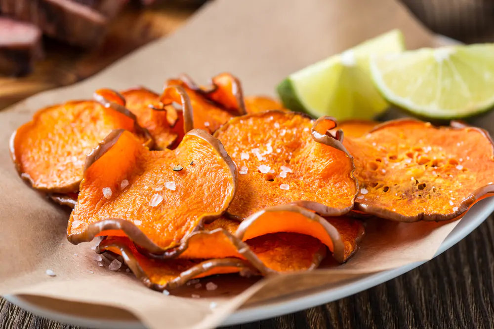 Baked Sweet Potato Chips