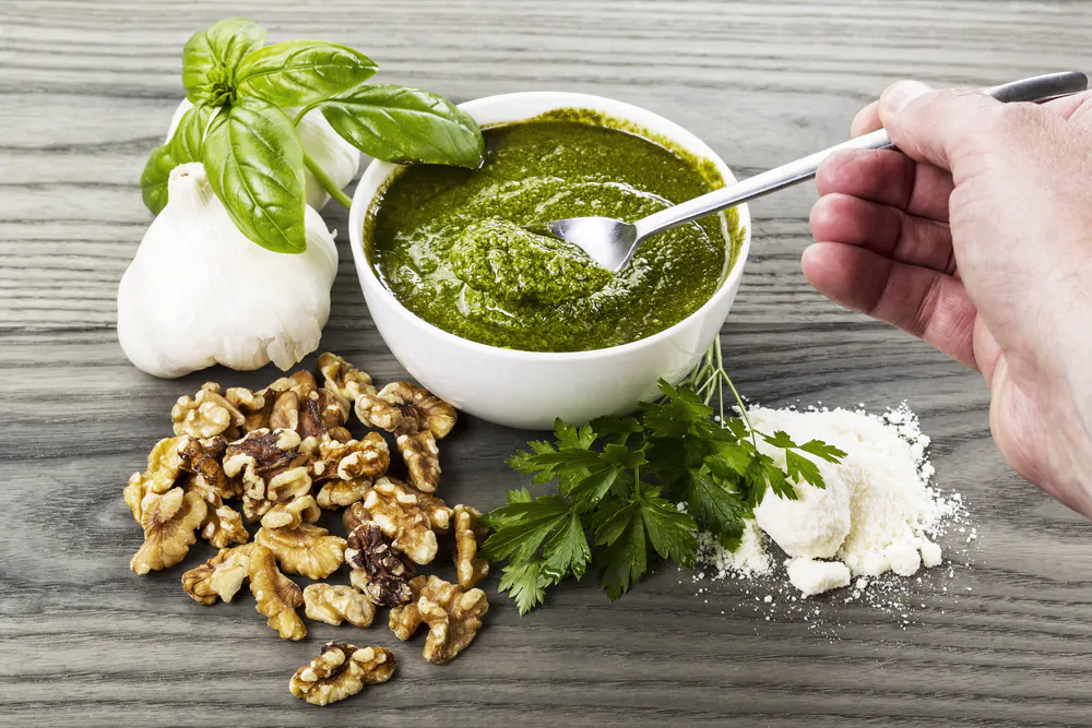 Basil Walnut Pesto