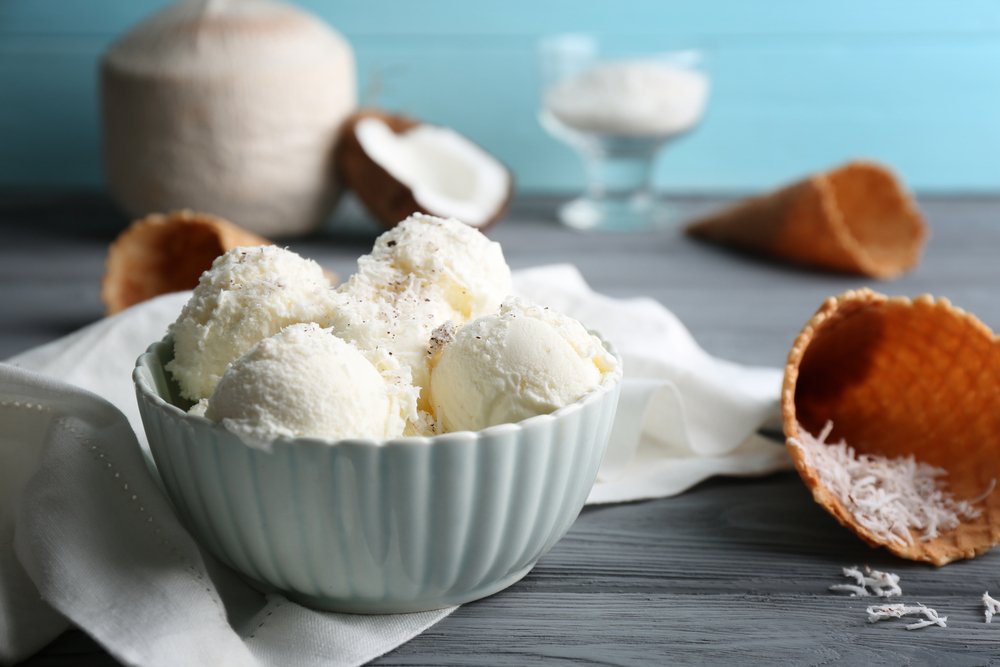 Date Coconut Milk Ice Cream