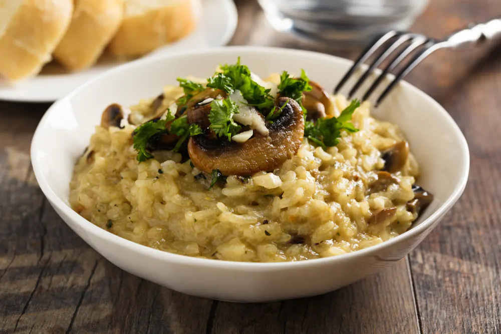 Roasted Red Pepper & Parmesan Risotto