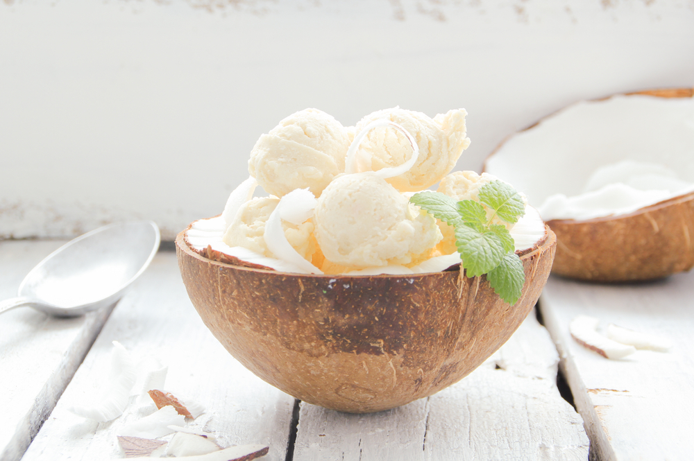 Date Coconut Milk Ice Cream