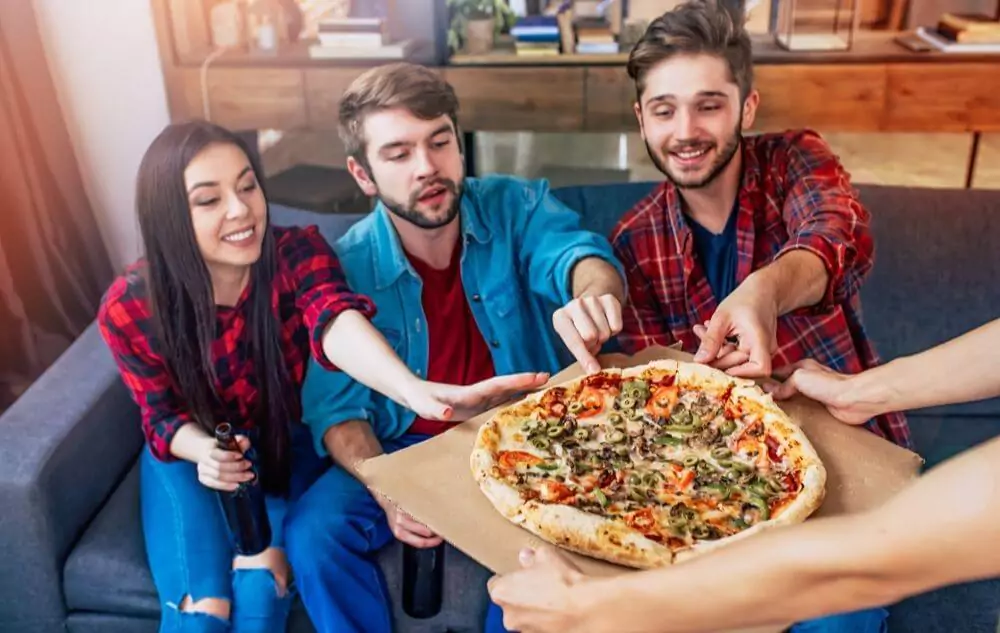 is veggie pizza healthy