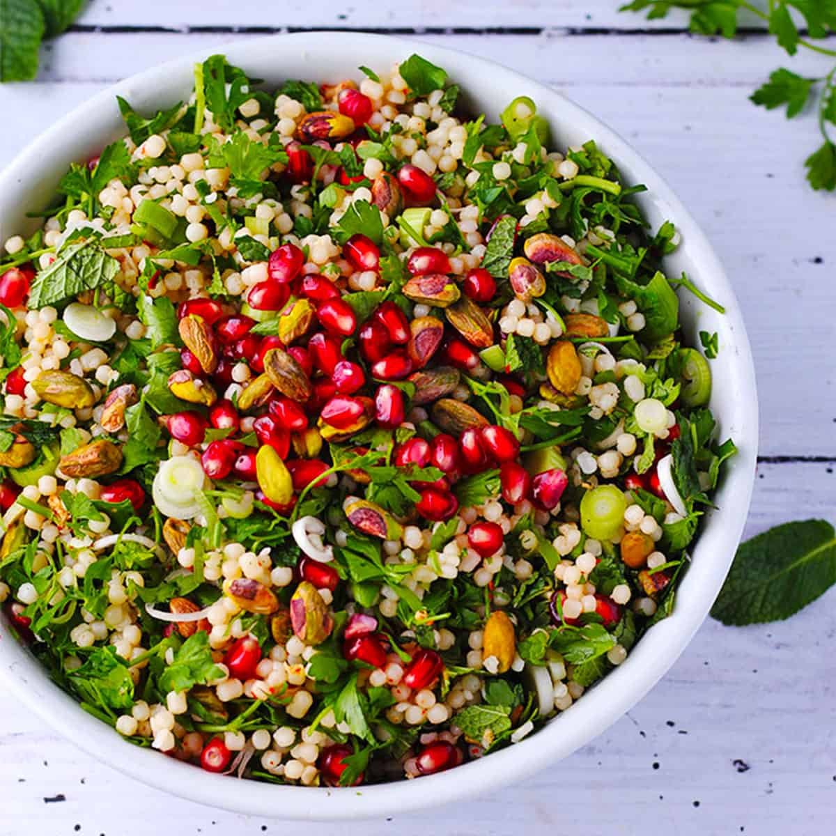 Monday Musings + Pomegranate Israeli Couscous
