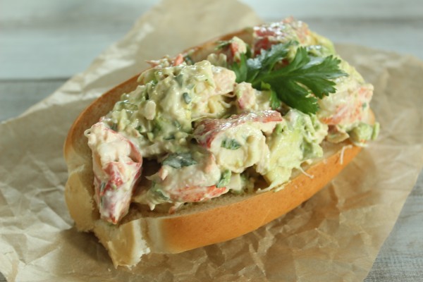 Avocado & Cilantro Lobster Rolls