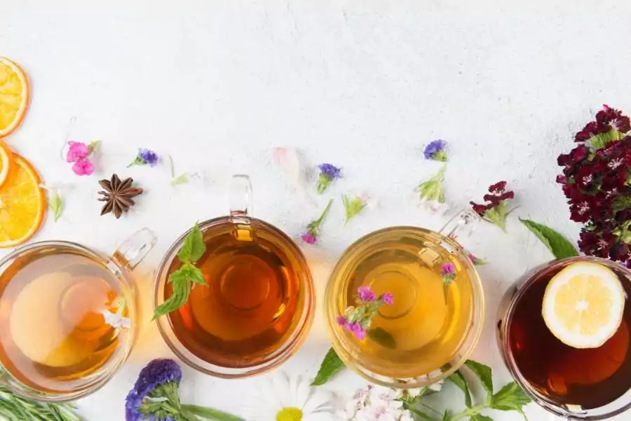 Different types of Tea