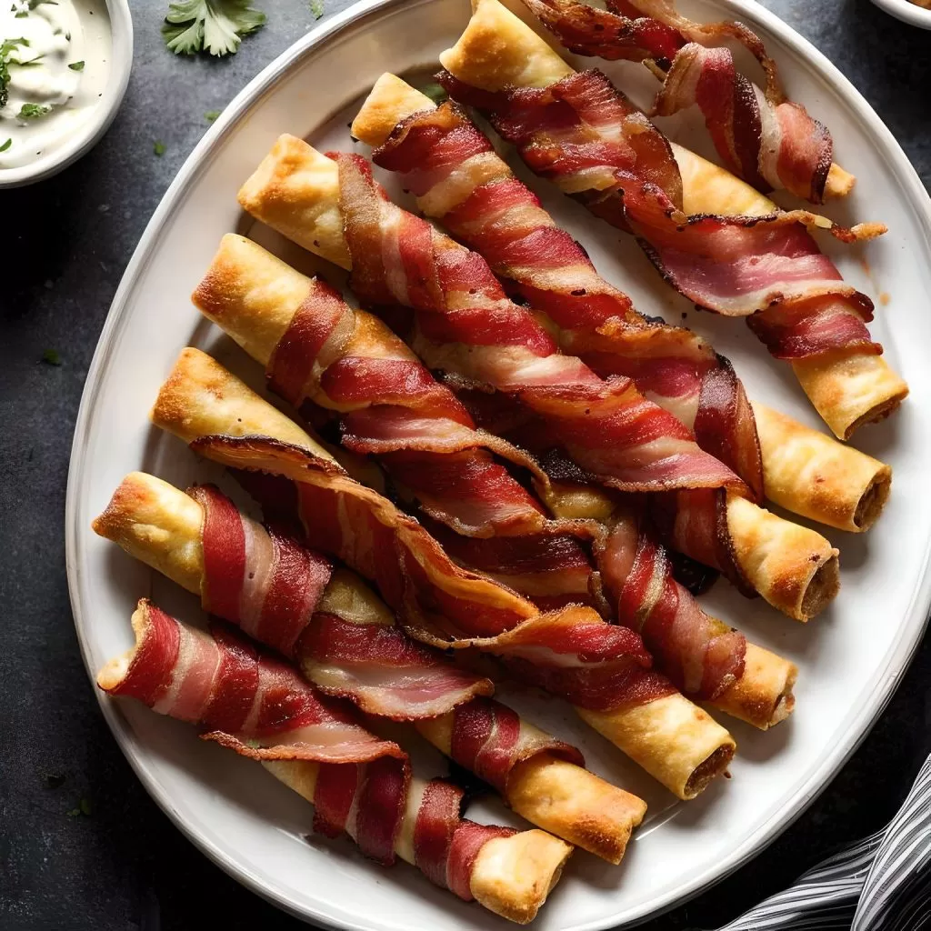 2. Bacon-Wrapped Tequeños
