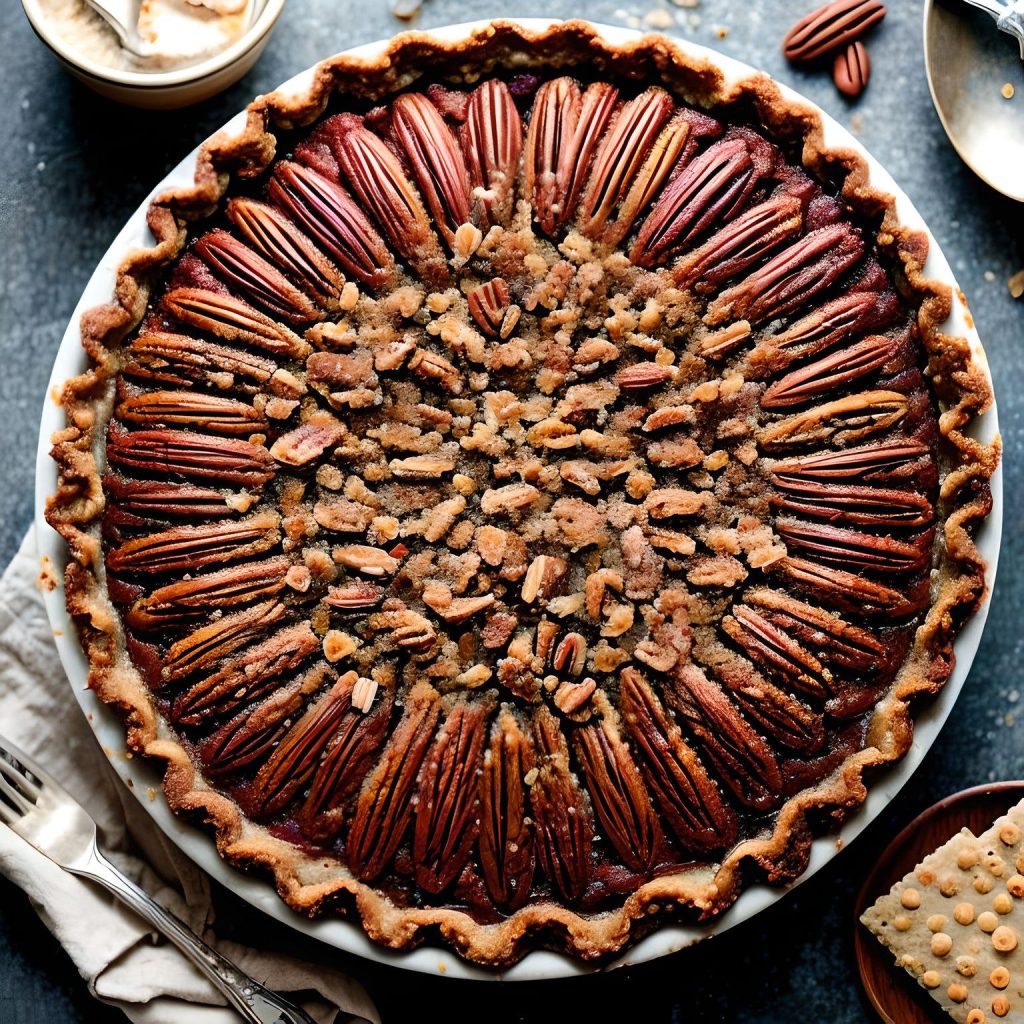 Caramel Pecan Pie with a Graham Cracker Crust