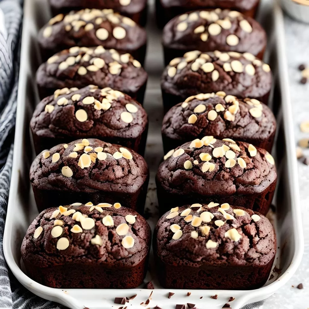 Chocolate Marble Mini Loaves