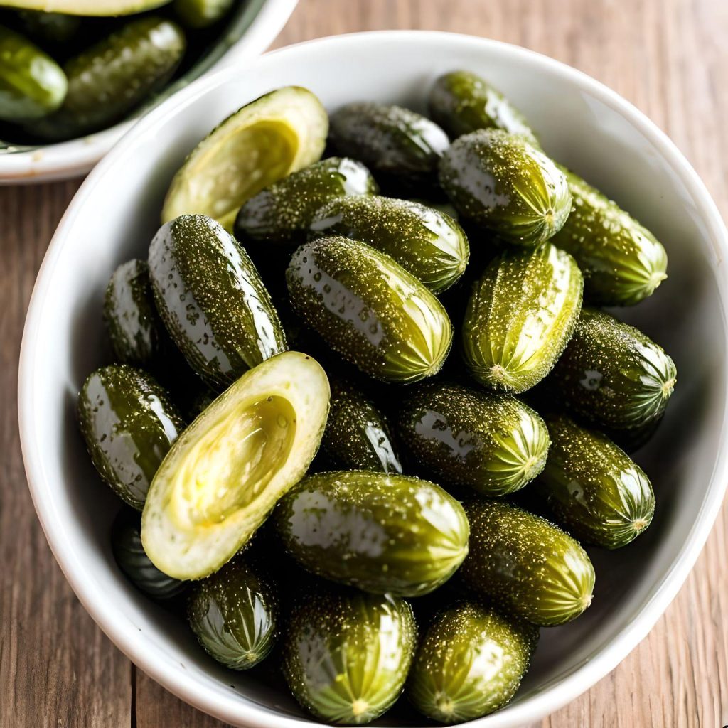 Dill-Infused Sweet Gherkin Pickles