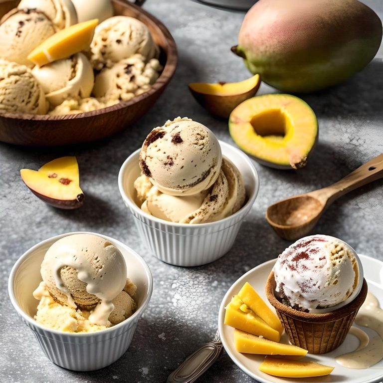 Mango Ice Cream Recipe: With Ice Cream Maker