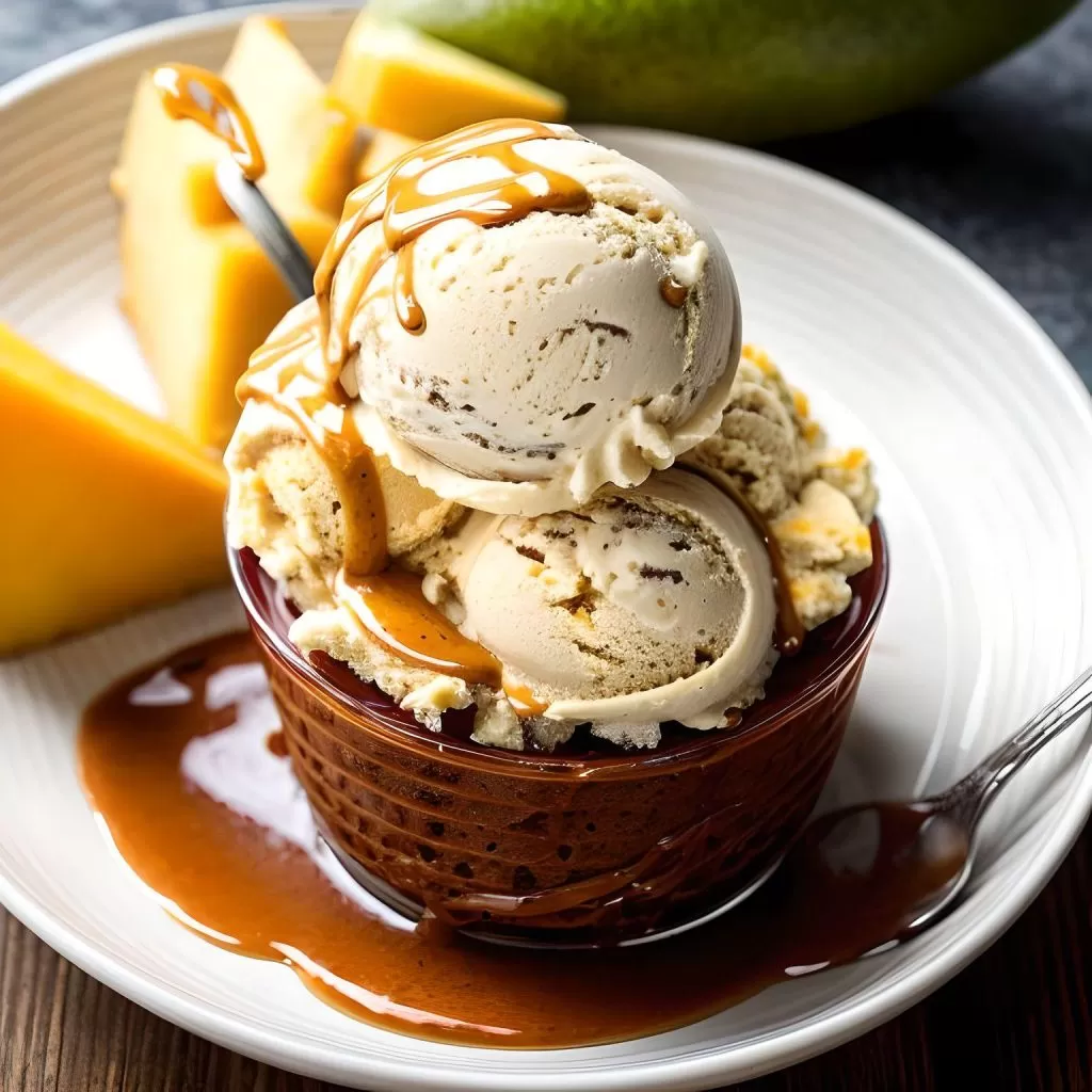 Mango Swirl Ice Cream