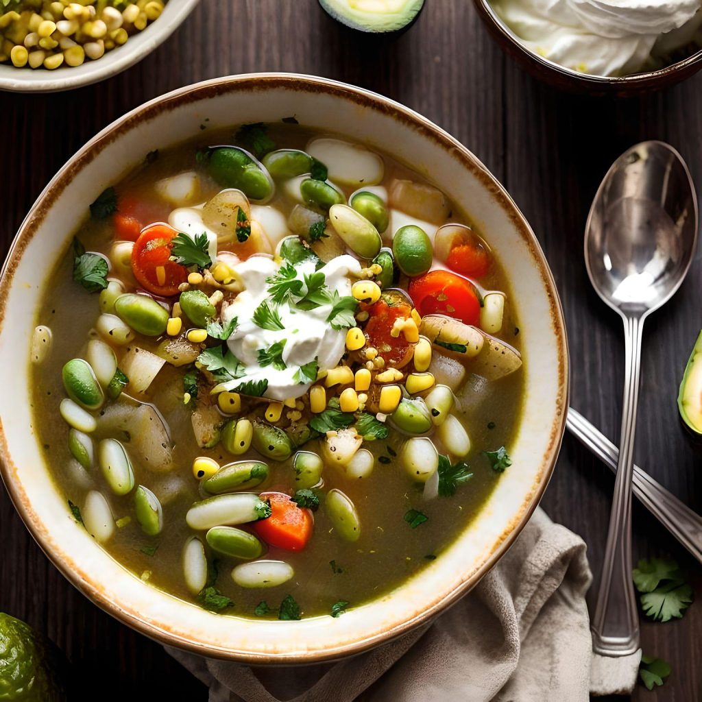 Mexican Lima Bean Soup
