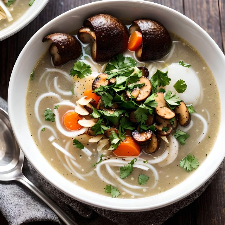 Shiitake Mushroom Soup Recipe