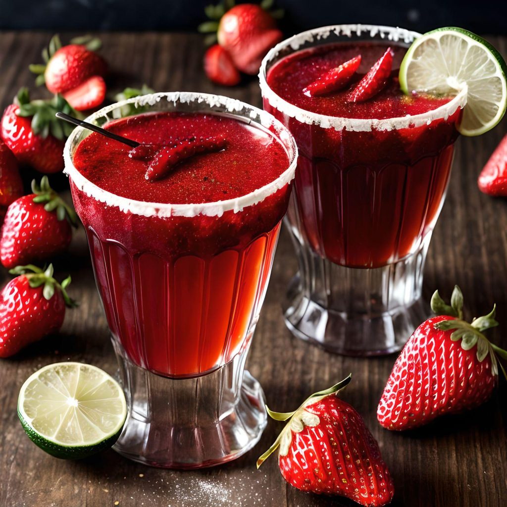 Strawberry Sizzle Shot