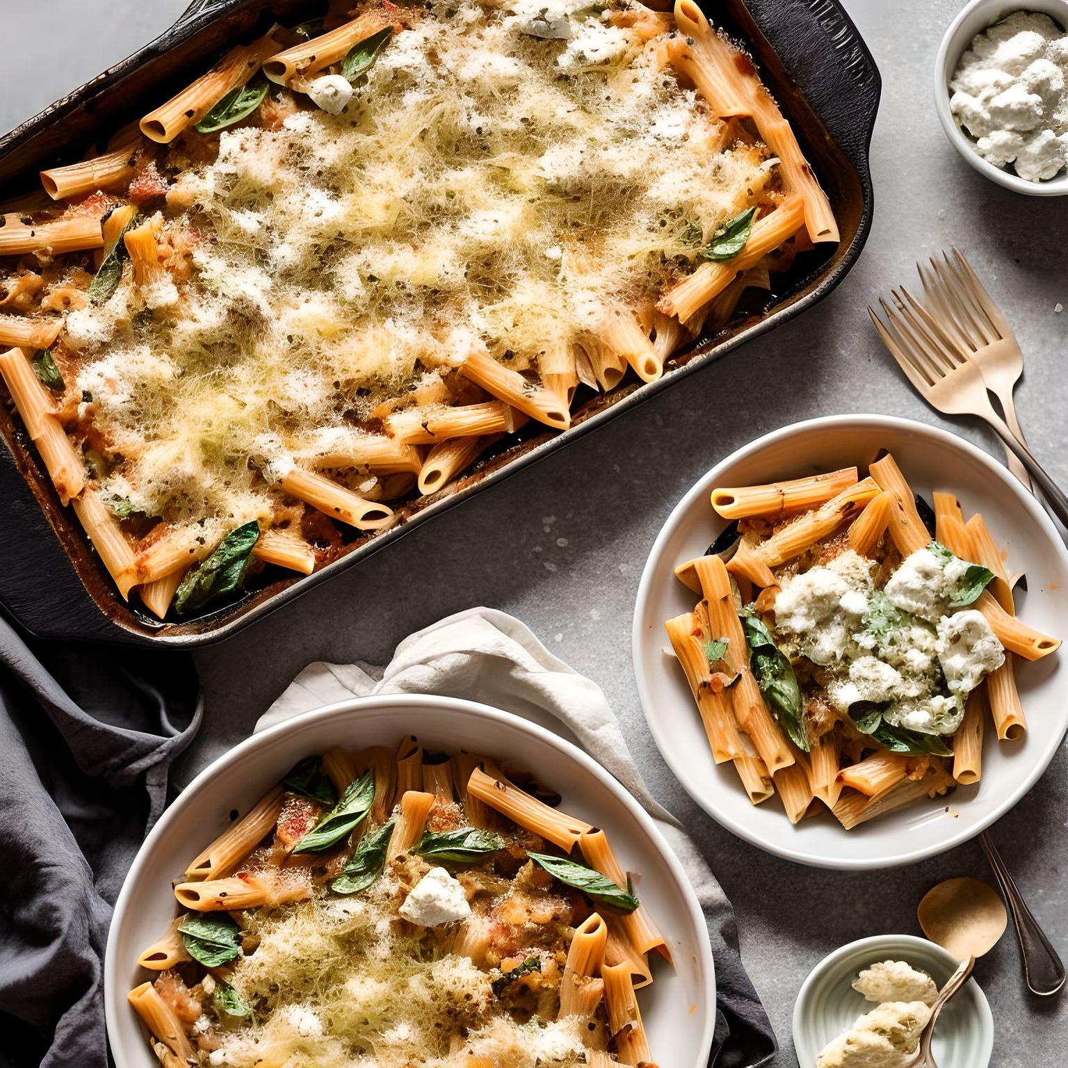 Vegetarian Baked Ziti Recipe