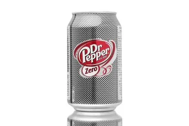 a can of Dr Pepper zero