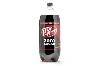 a bottle of Dr Pepper Zero