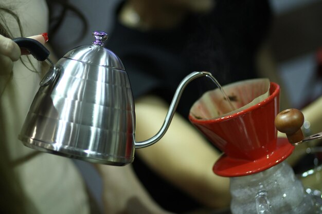 coffee brewing.