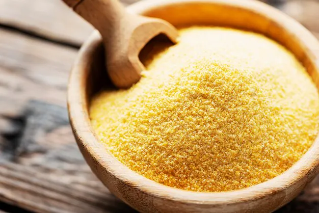 a bowl of cornmeal