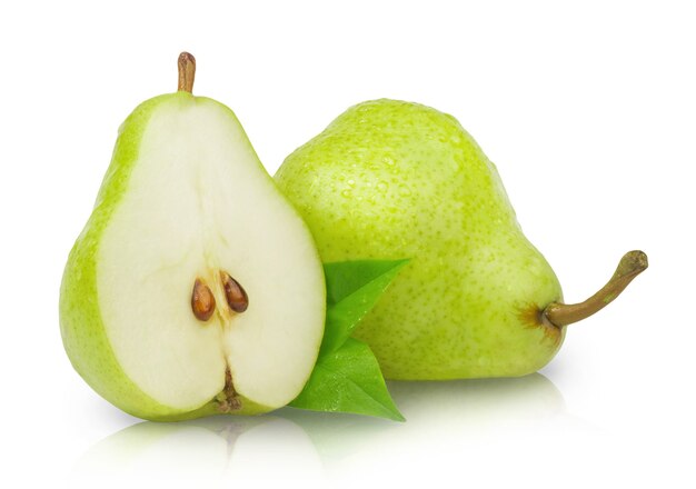 front view of peaches