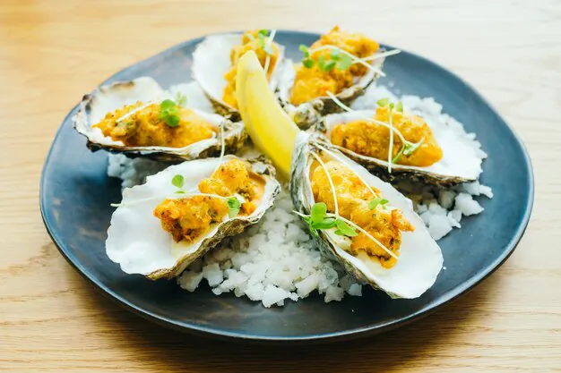 scallops in a plate