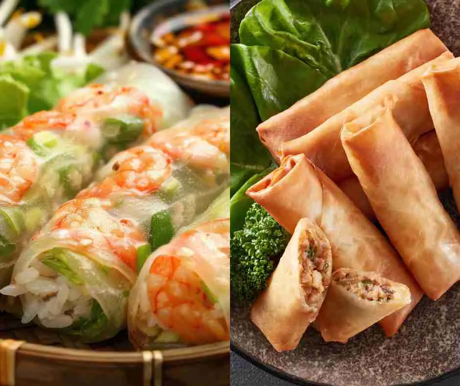 Egg Roll vs Spring Roll