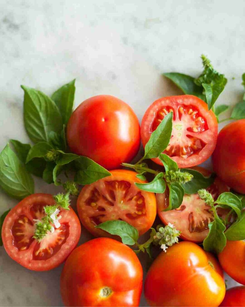 Tomato nutrition label