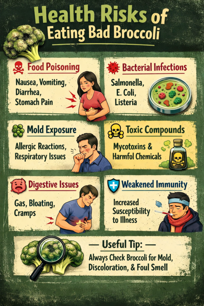 Health Risks of Eating Bad Broccoli