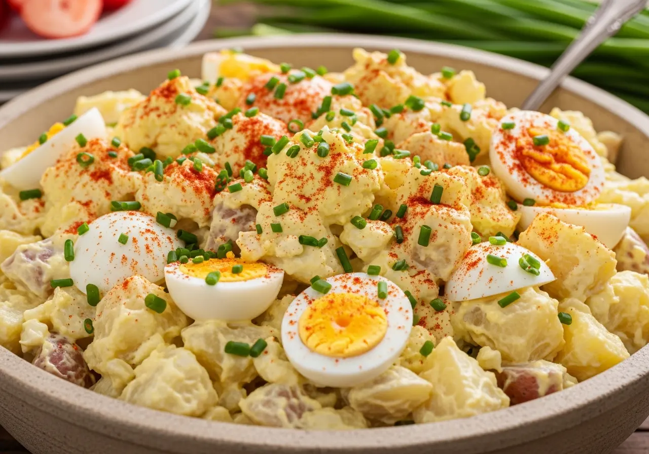 deviled egg potato salad