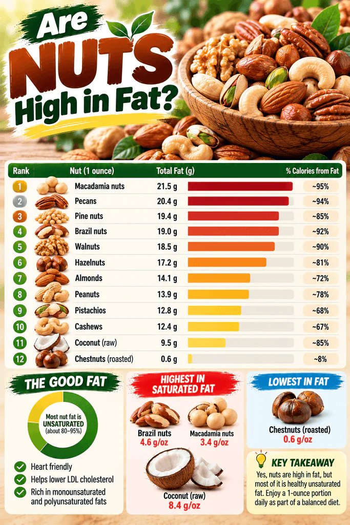 Are Nuts High in Fat