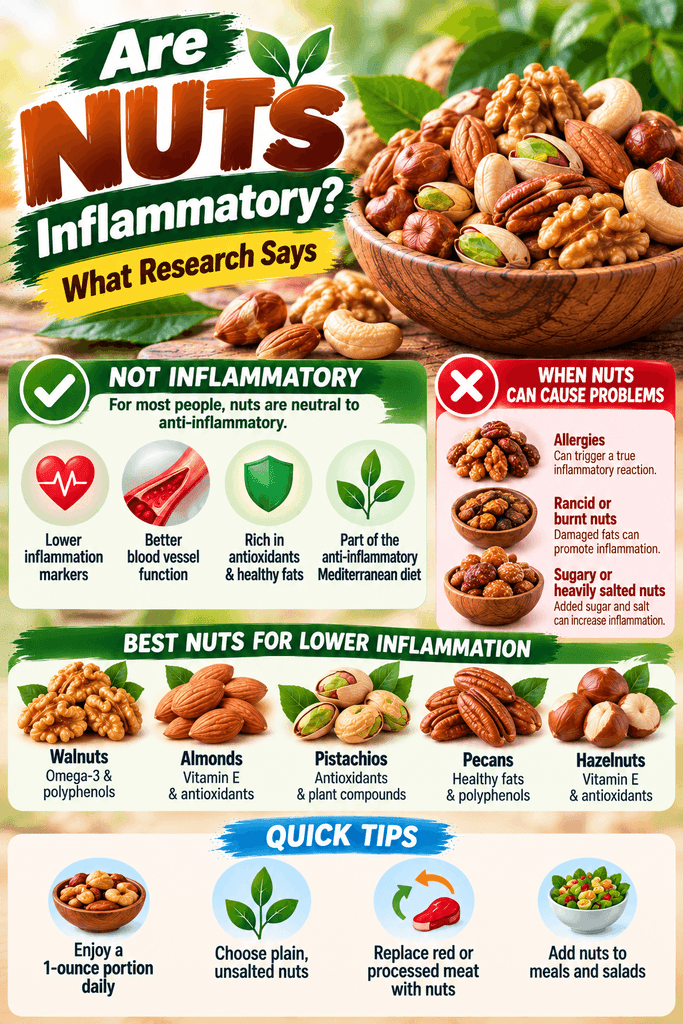 Are Nuts Inflammatory? What Research Says About Nuts and Inflammation