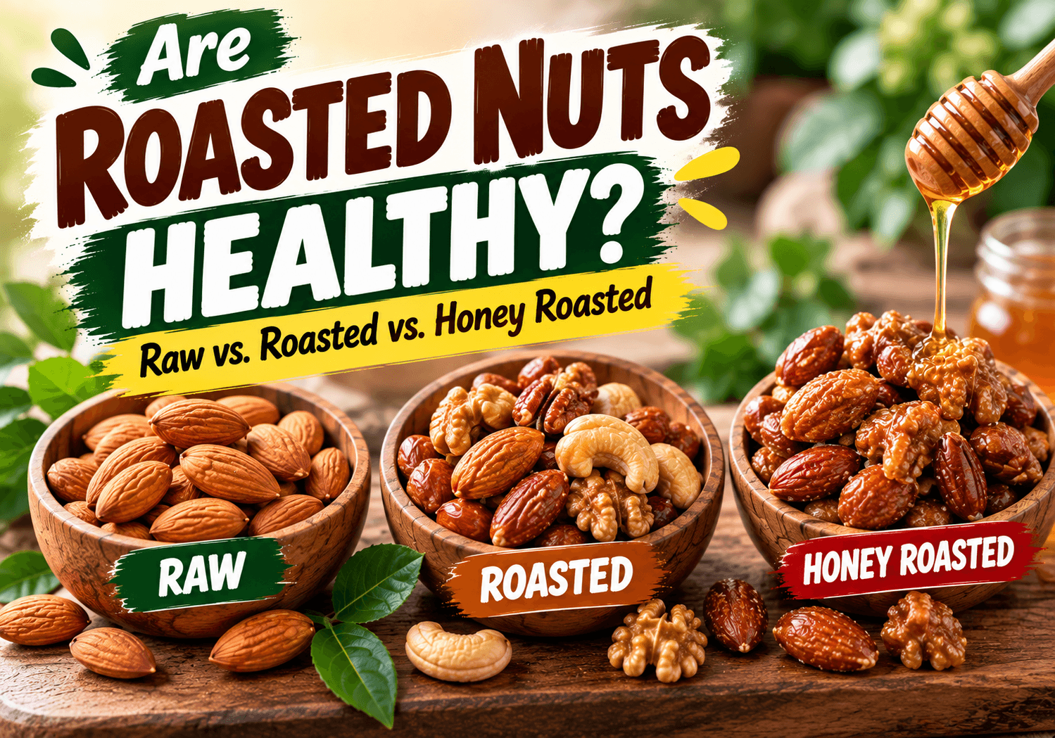 Are Roasted Nuts Healthy? Raw vs Roasted vs Honey Roasted