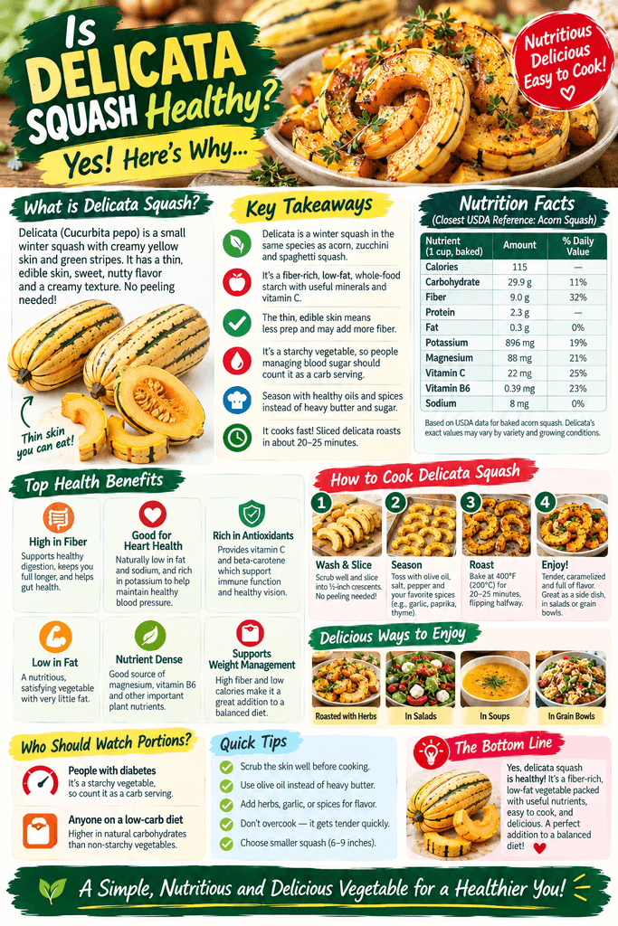 Healthy Delicata Squash