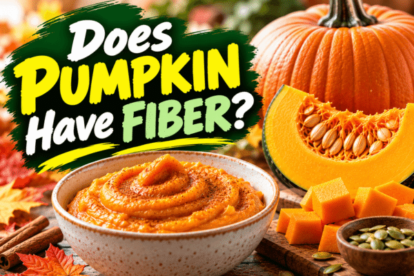 does pumpkin have fiber