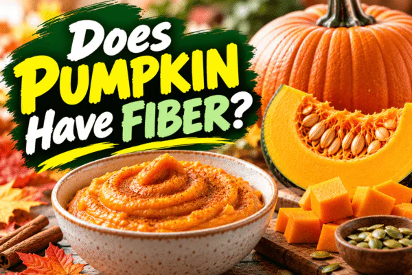 does pumpkin have fiber
