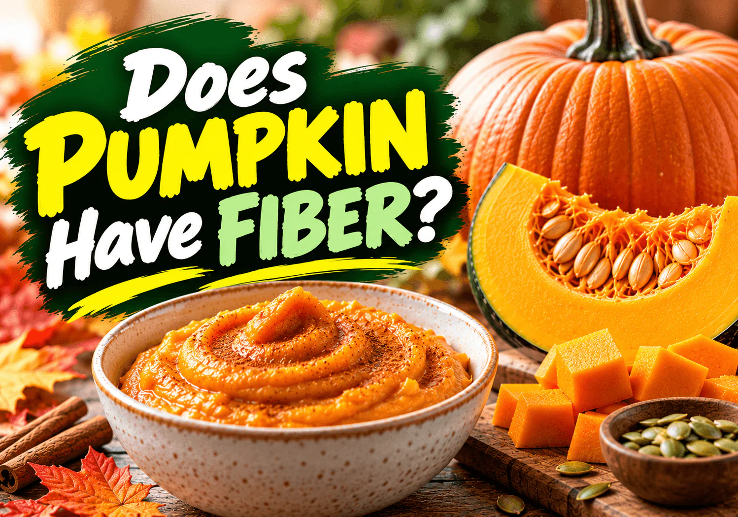 does pumpkin have fiber
