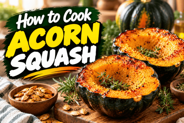 How to Cook Acorn Squash: Roasted, Microwaved, Stuffed