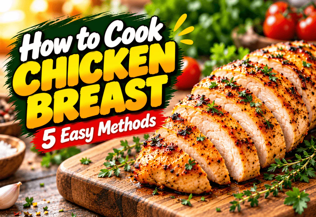How to Cook Chicken Breast (Juicy Every Time): Oven, Pan, Air Fryer and More