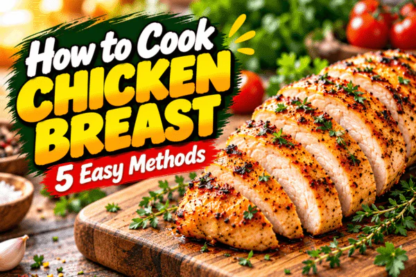 How to Cook Chicken Breast (Juicy Every Time): Oven, Pan, Air Fryer and More