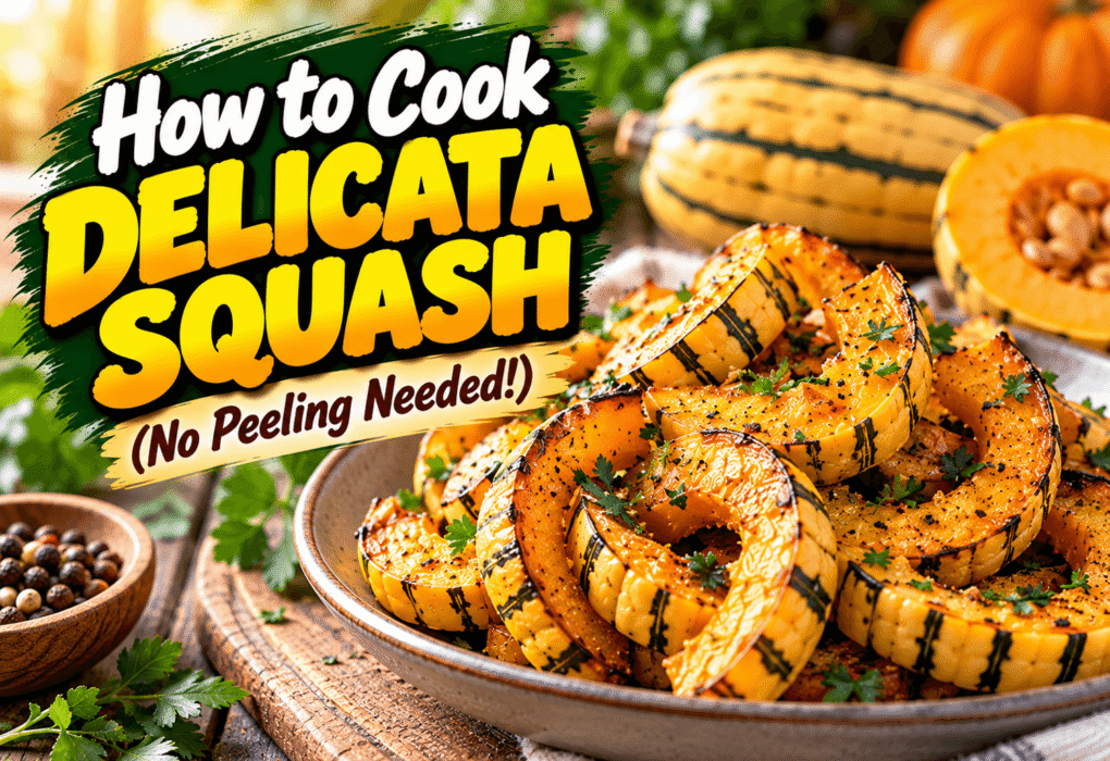 How to Cook Delicata Squash (No Peeling Needed)