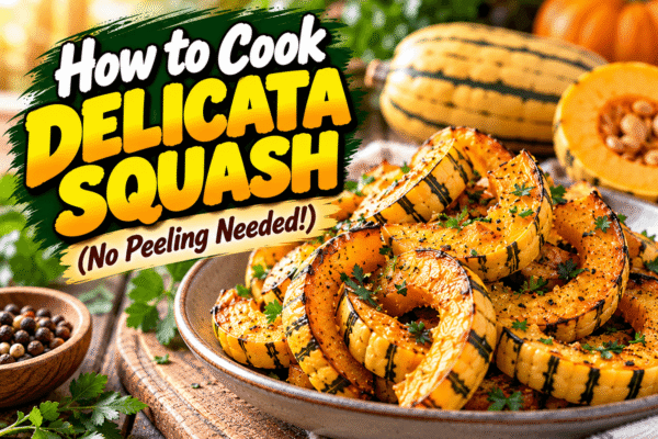 How to Cook Delicata Squash (No Peeling Needed)