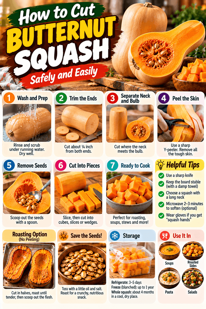 How to Cut Butternut Squash
