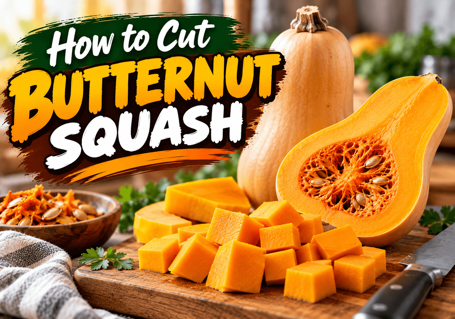 How to Cut Butternut Squash