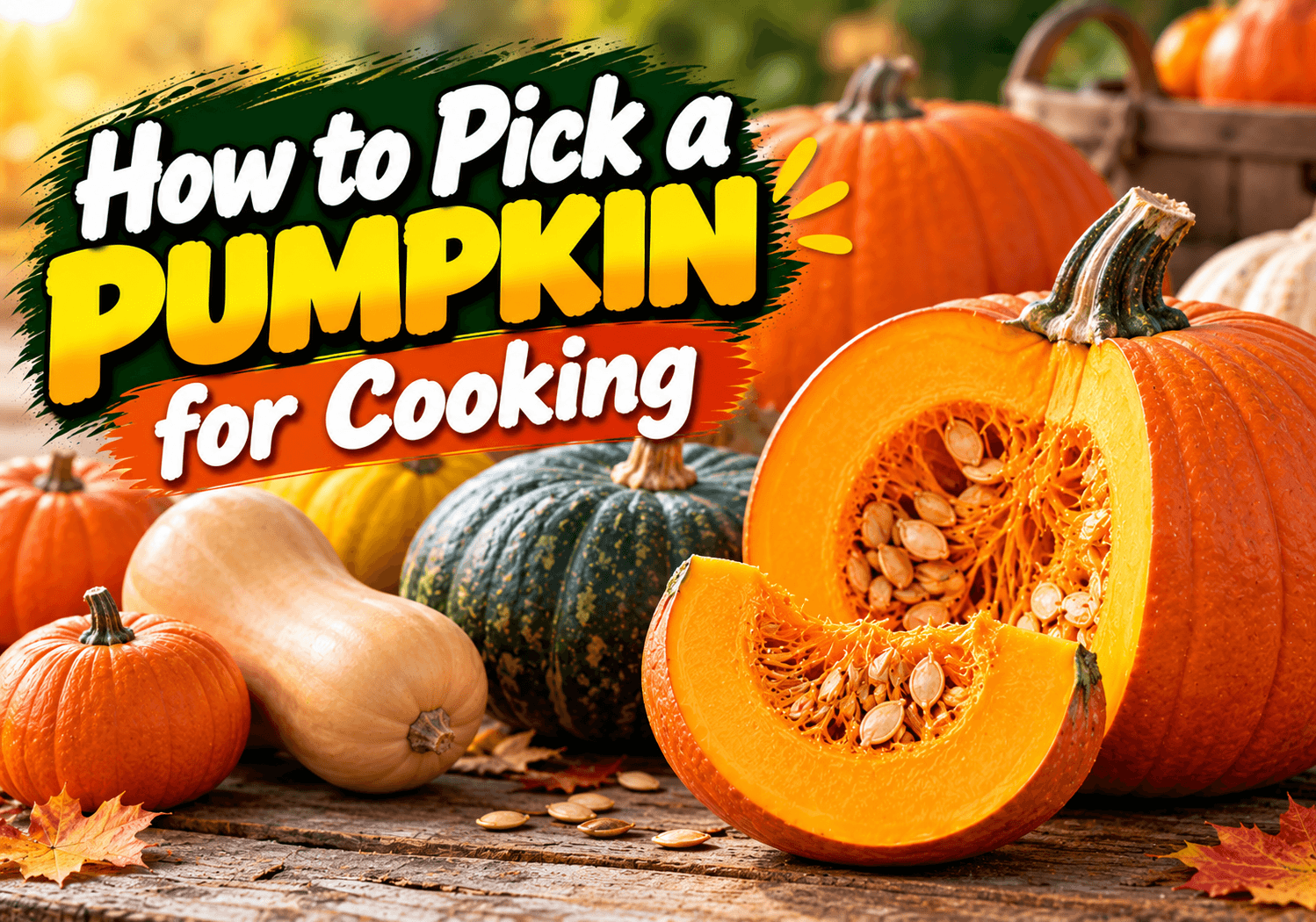 How to Pick a Pumpkin for Cooking (Not a Carving One)