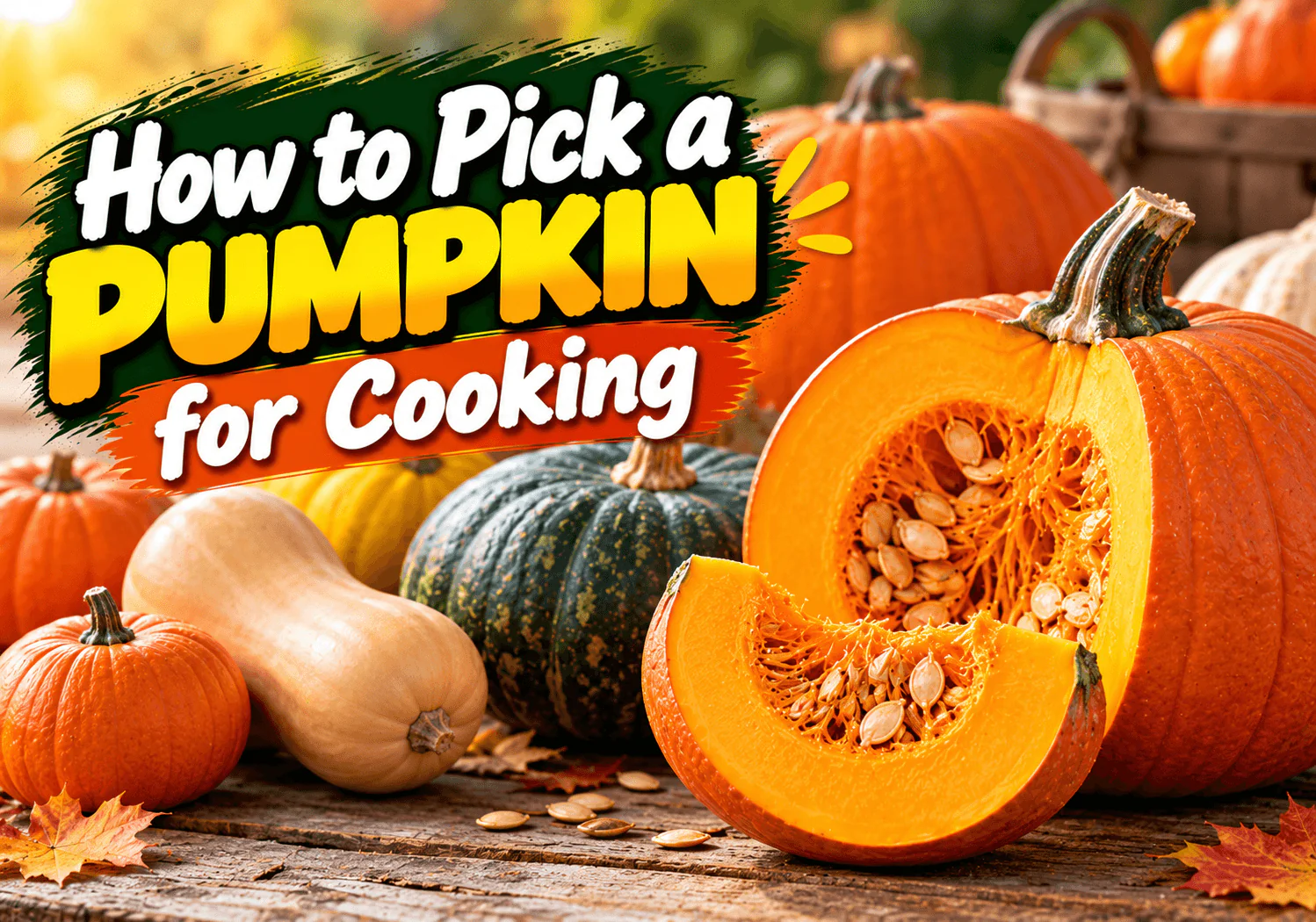 How to Pick a Pumpkin for Cooking (Not a Carving One)