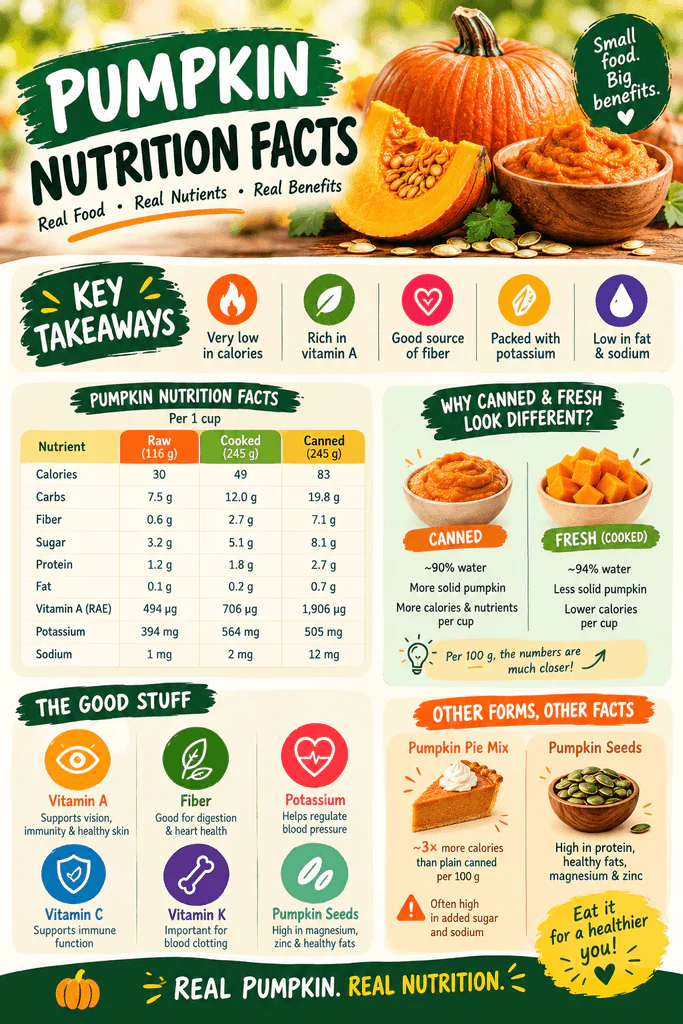 Pumpkin Nutrition Facts