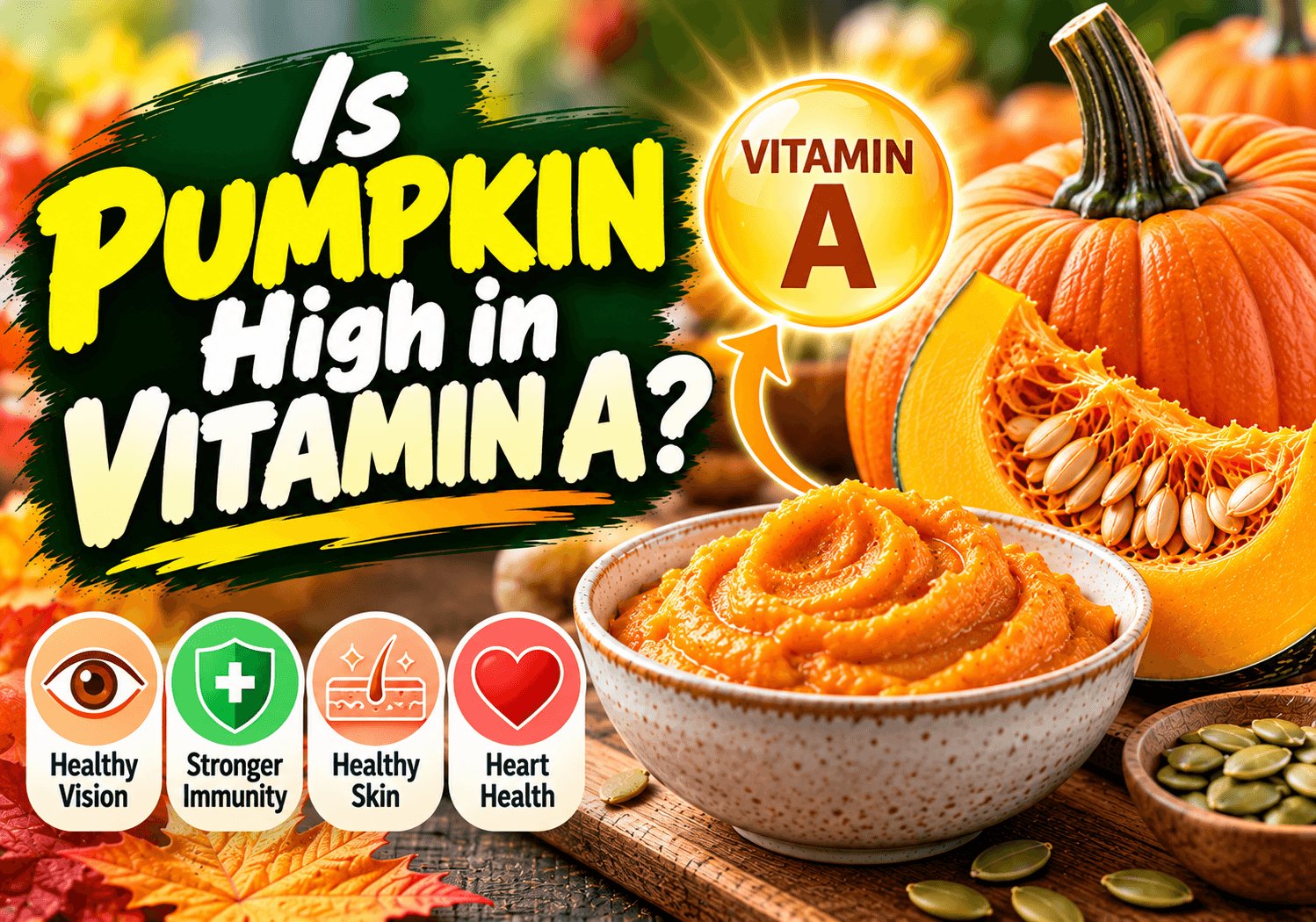 is pumpkin high in vitamin a