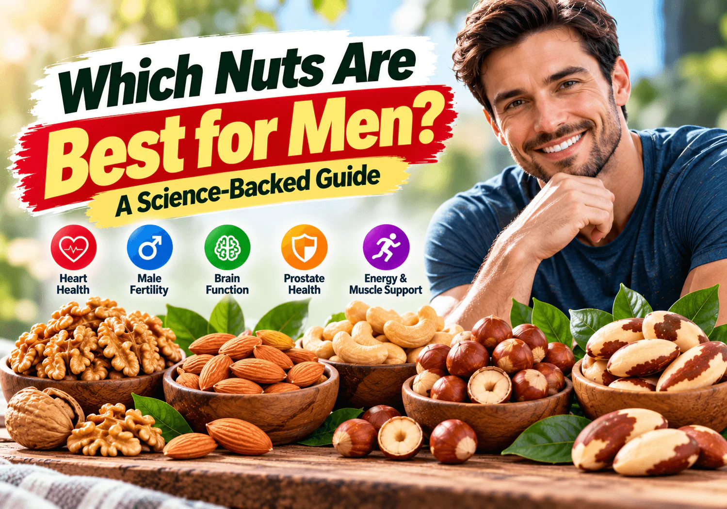 Which Nuts Are Best for Men? A Science-Backed Guide