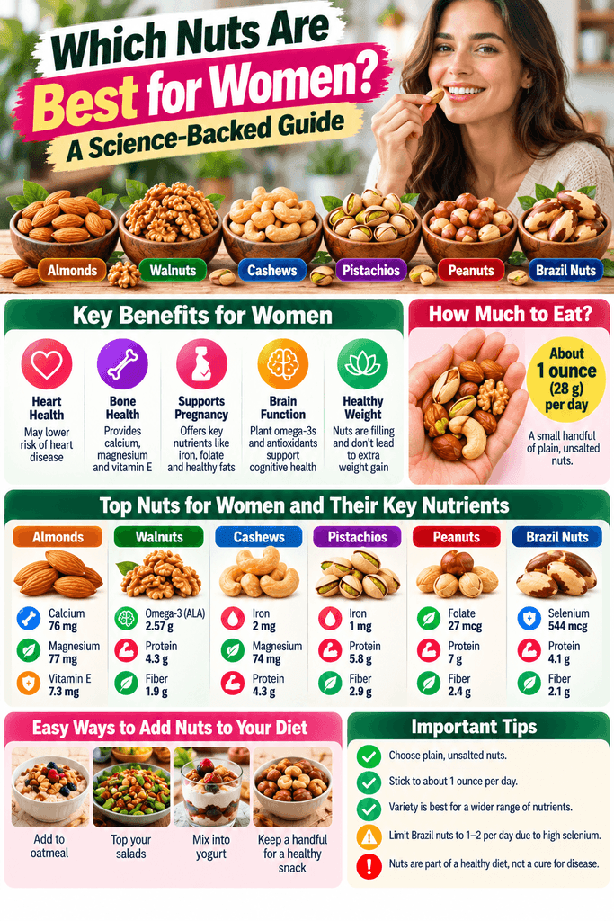 Which Nuts Are Best for Women? A Science-Backed Guide