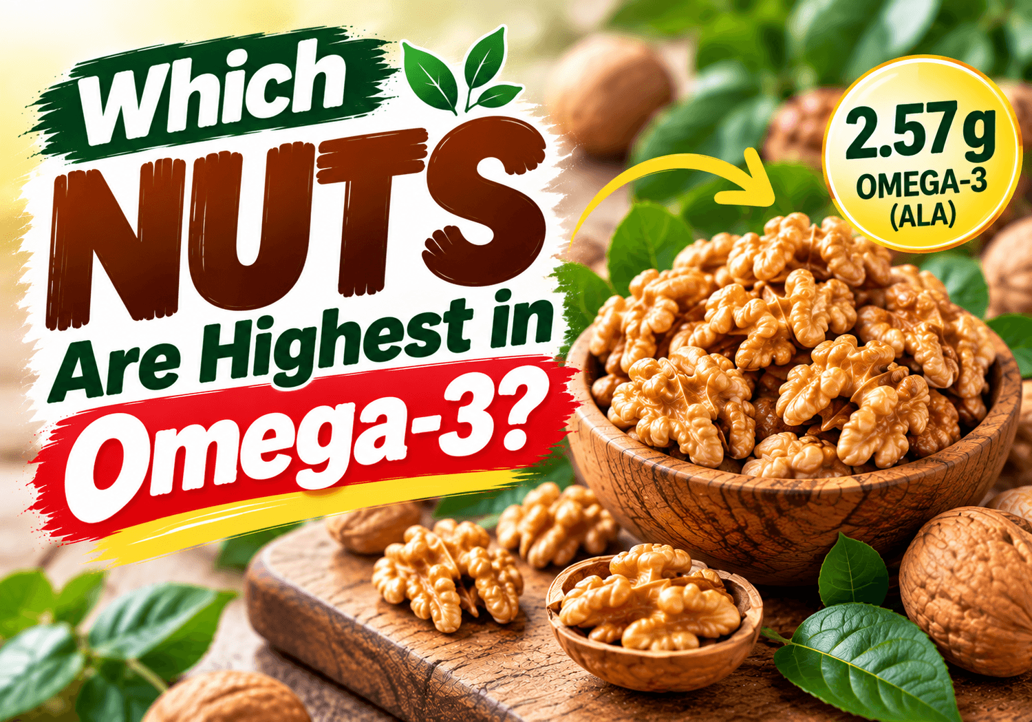 Which Nuts Are Highest in Omega-3? Every Nut Ranked (ALA)